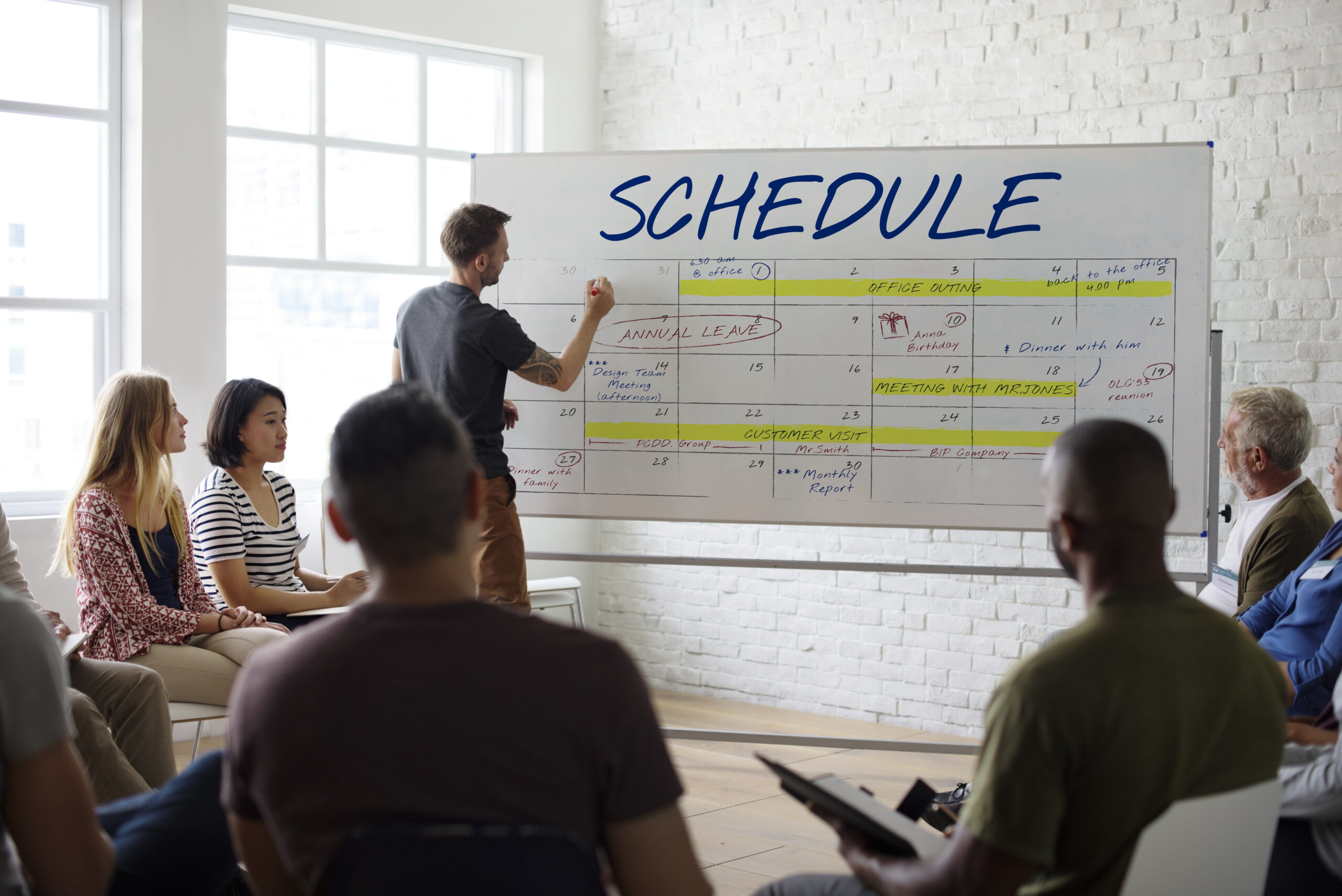 Meeting Presentation Planning Graphic Word